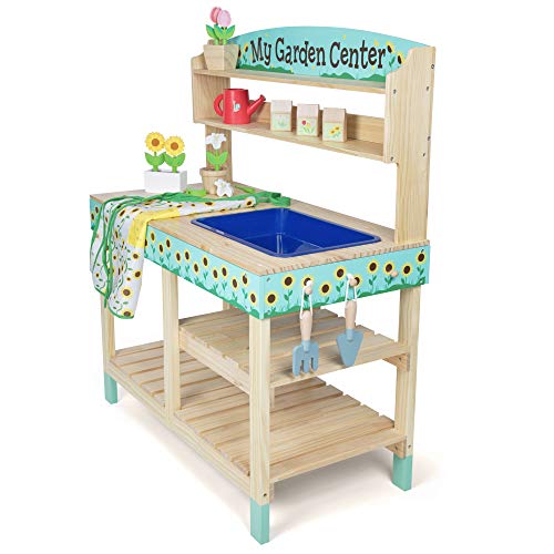 Wooden Gardening Center Indoor Playset - 22 Pc