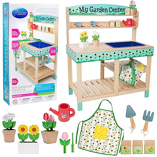 Wooden Gardening Center Indoor Playset - 22 Pc