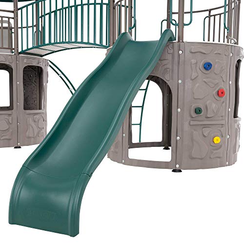 Double Adventure Tower with Monkey Bars for Daycares