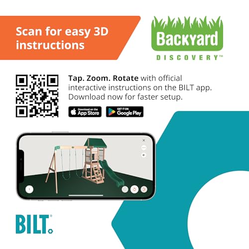 Buckley Hill Wooden Swing Set for Little Kids