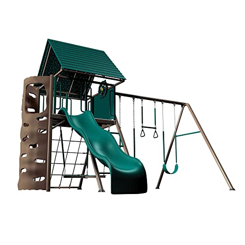 Earthtone Lifetime Swing Set for Daycares and Preschools