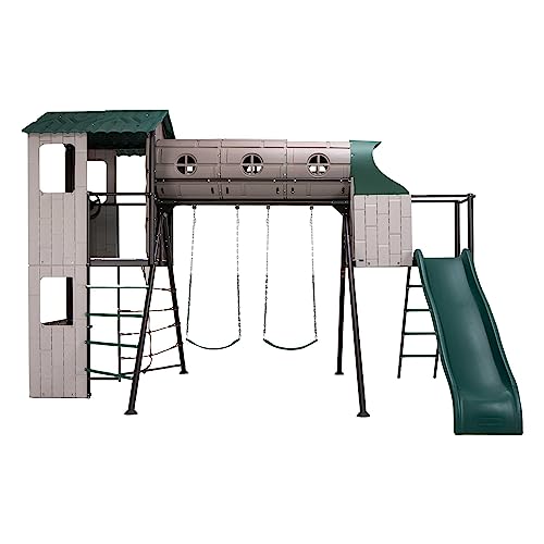 Adventure Tunnel Swing Set for Daycares & Preschools