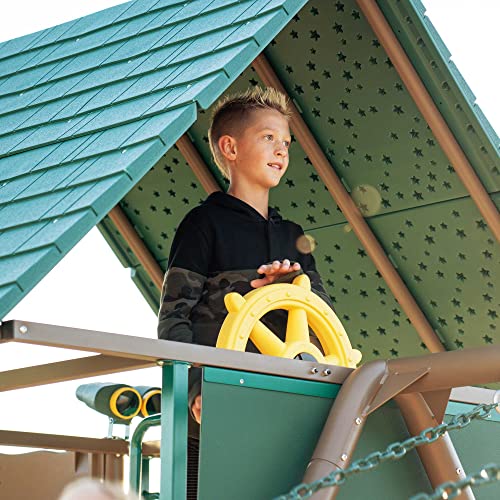 Earthtone Lifetime Swing Set for Daycares and Preschools