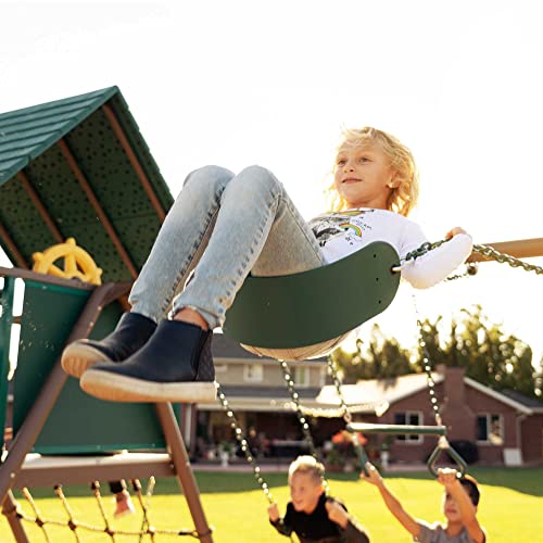 Earthtone Lifetime Swing Set for Daycares and Preschools