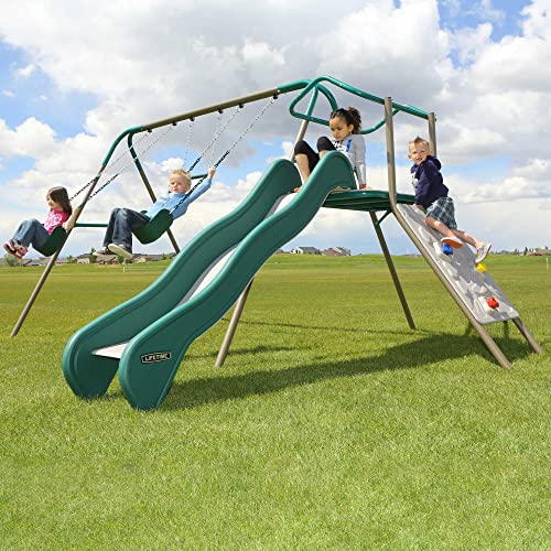 Climb and Slide Playset for Daycares and Preschools