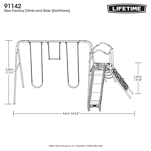 Climb and Slide Playset for Daycares and Preschools