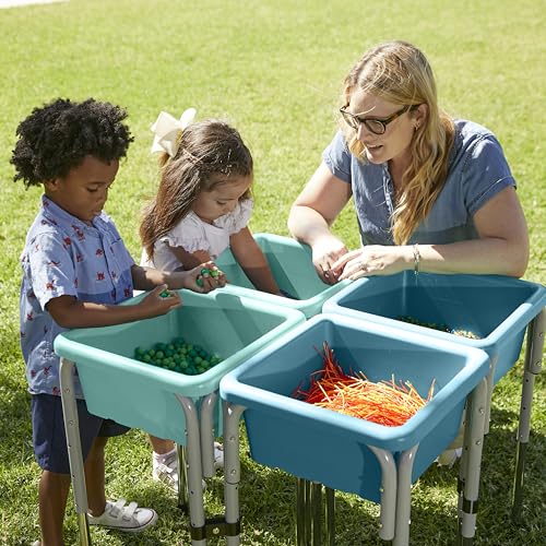 ECR4Kids Sand & Water Play Table with Sensory Bins