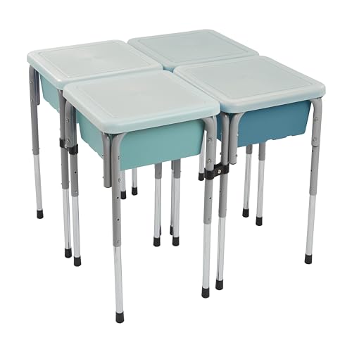 ECR4Kids Sand & Water Play Table with Sensory Bins