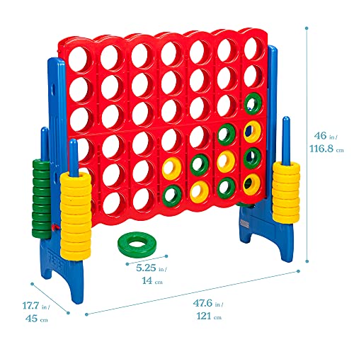 ECR4Kids Jumbo 4-To-Score, Giant Game Set
