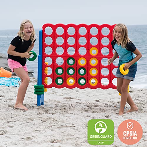 ECR4Kids Jumbo 4-To-Score, Giant Game Set