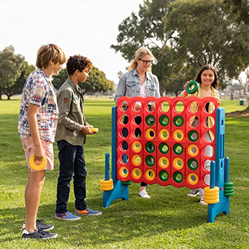 ECR4Kids Jumbo 4-To-Score, Giant Game Set