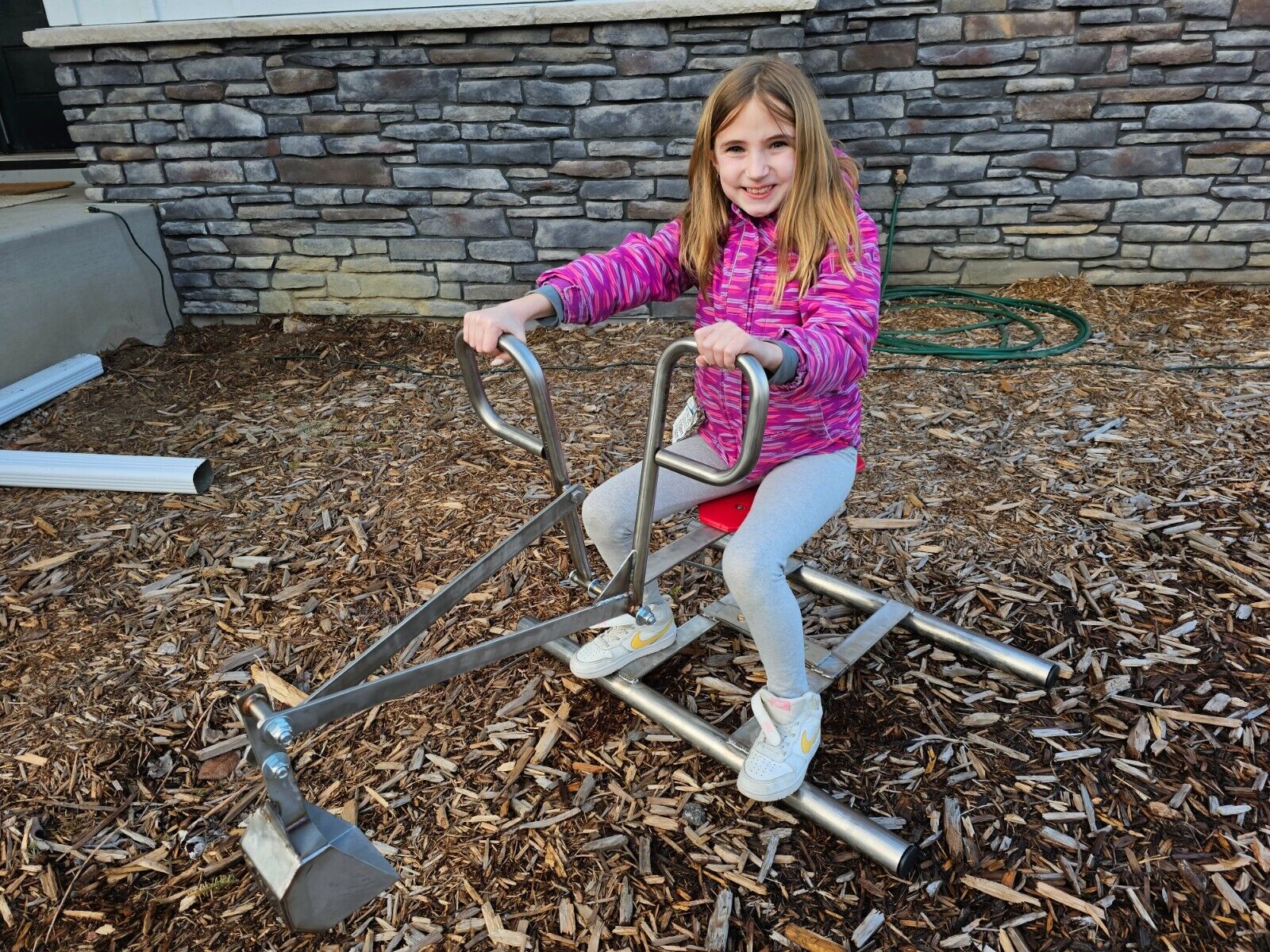 Sand Digger Backhoe with Lifetime Warranty for Playgrounds