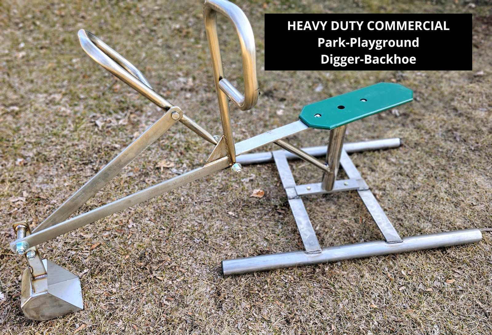 Sand Digger Backhoe with Lifetime Warranty for Playgrounds