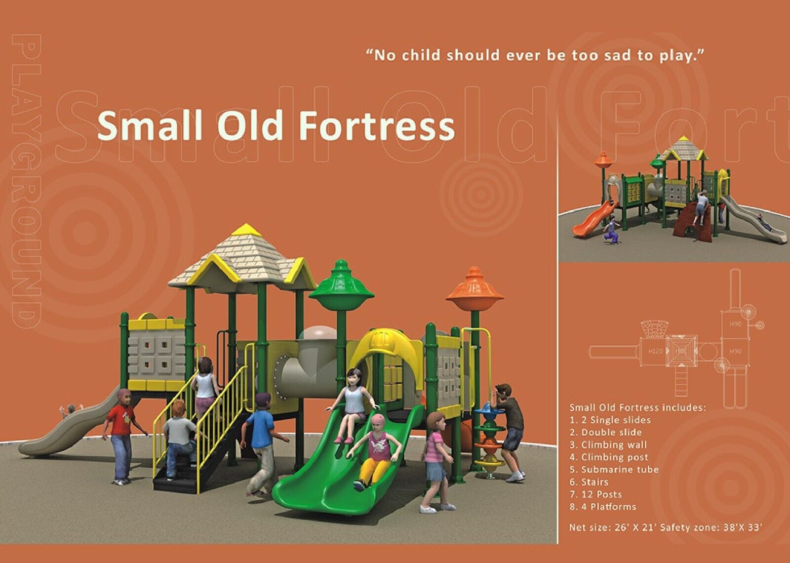 Durable Commercial Playground Equipment for Daycares and Preschools