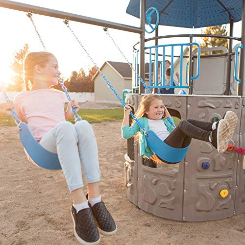 Lifetime Adventure Tower Swing Set for Daycares, Blue