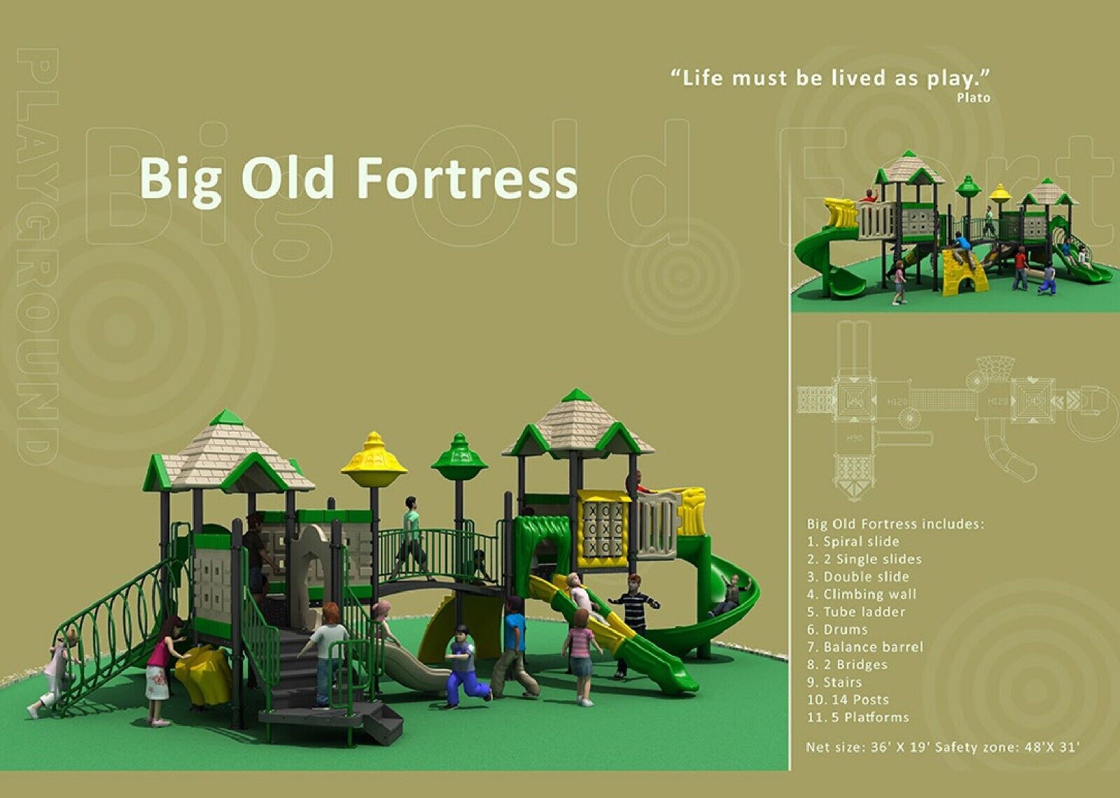 Commercial Playground Equipment for Daycares and Churches