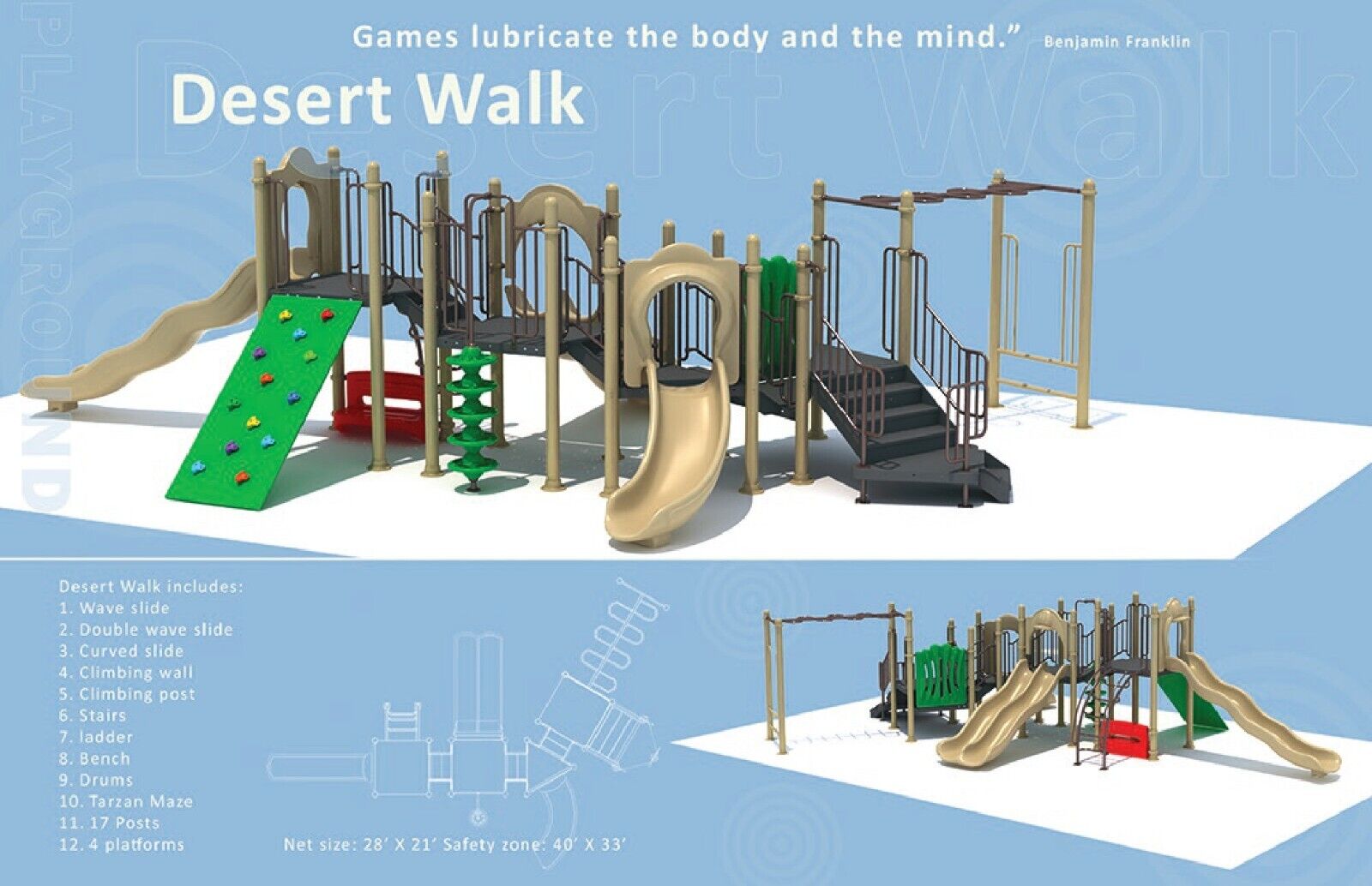 Playground Equipment for Church, Daycare, Preschools, Communities