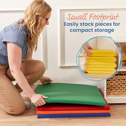 SoftZone Play Patch Mat & Toy Bins Playset