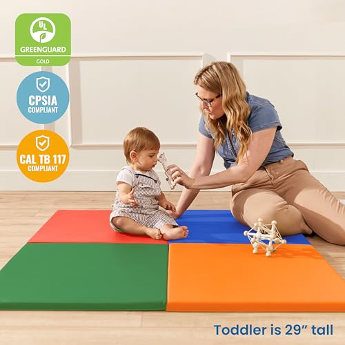 SoftZone Play Patch Mat & Toy Bins Playset