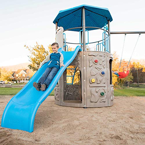 Lifetime Adventure Tower Swing Set for Daycares, Blue