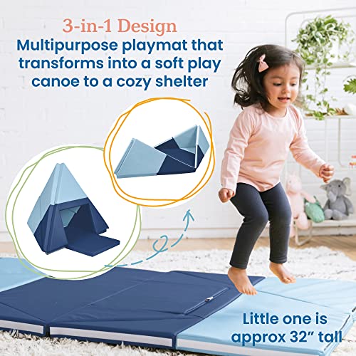 ECR4Kids SoftZone Camp Canoe Tumble Folding Playmat