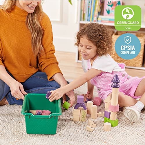 20-Piece Assorted ECR4Kids Scoop Front Storage Bin