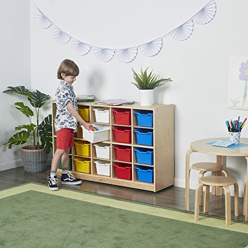20-Piece Assorted ECR4Kids Scoop Front Storage Bin
