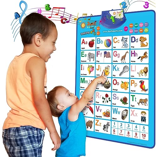Just Smarty Alphabet Wall Chart for Toddlers 1-3
