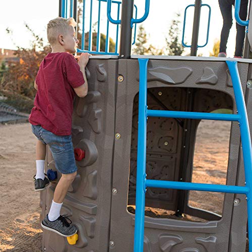 Lifetime Adventure Tower Swing Set for Daycares, Blue