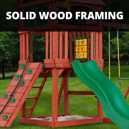 Nantucket II Wood Swing Set for Daycares and Preschools