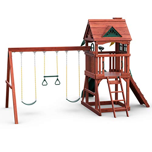 Nantucket II Wood Swing Set for Daycares and Preschools