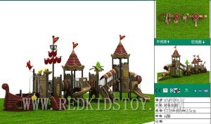 Exported to USA Commercial School Outdoor Playground Pirate Ship HZ-8711C