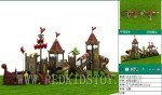 Exported to USA Commercial School Outdoor Playground Pirate Ship HZ-8711C
