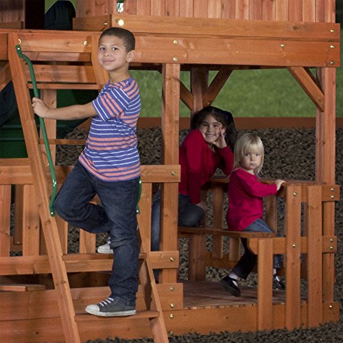 Liberty II Cedar Wood Playset Swing Set