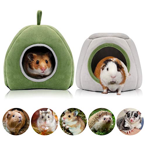 2 Pack Washable Small Animal Bed Hideout