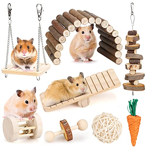 Hamster Chew Toys Set for Small Animals
