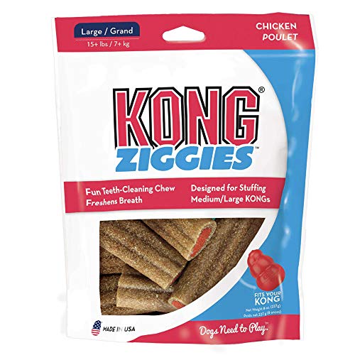 KONG Ziggies Chicken Dog Treats for Large Dogs