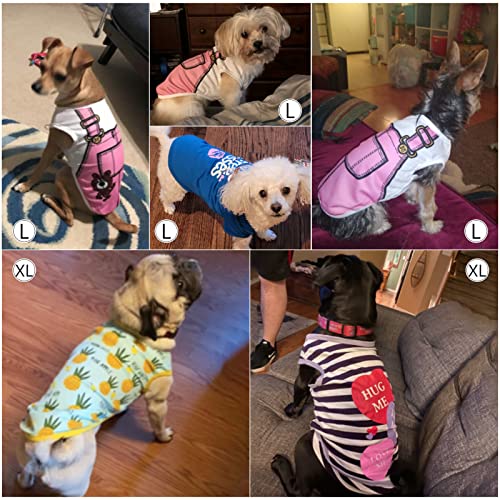 Cute Printed Pet Shirts for Dogs