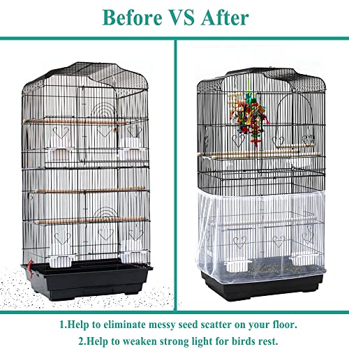 Bird Cage Seed Catcher Cover Netting