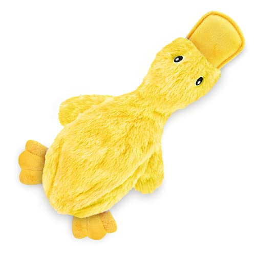Crinkle Dog Toy with Soft Squeaker and Fun Duck
