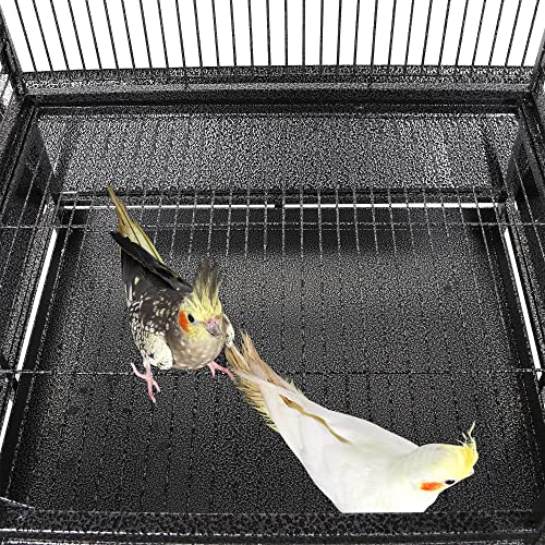 Large Rolling Bird Cage for Parrots
