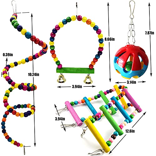 15PCS Set of Colorful Bird Toys