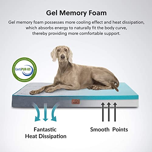 Orthopedic Memory Foam Pet Bed - Large Dogs