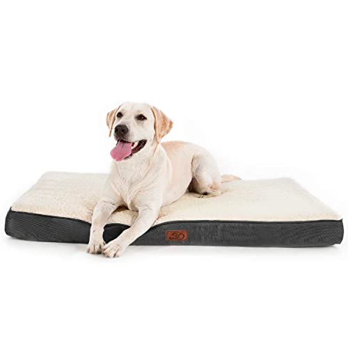 Orthopedic Dog Bed for Large Dogs - Removable Washable Cover