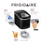 Frigidaire Compact Black Countertop Ice Maker - 26 lbs/day