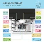 COMFEE' Portable Countertop Dishwasher - 6 Place Settings