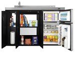 54-Inch All-In-One Kitchenette with Sink and Refrigerator