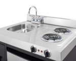 30" All-In-One Kitchenette with Refrigerator and Cooktop