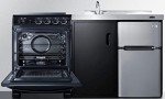 Summit 63" All-in-One Kitchenette with Appliances