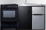 Summit 63" All-in-One Kitchenette with Appliances